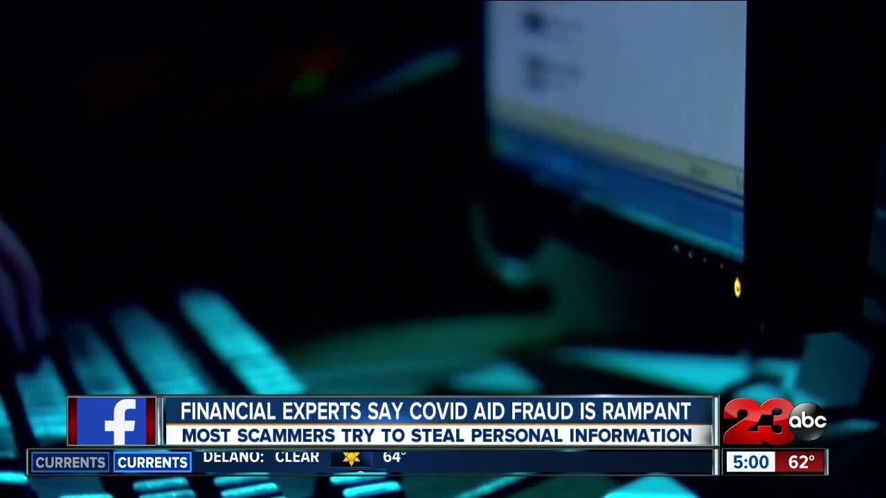 Financial experts say COVID aid fraud is rampant, most scammers try to steal personal information