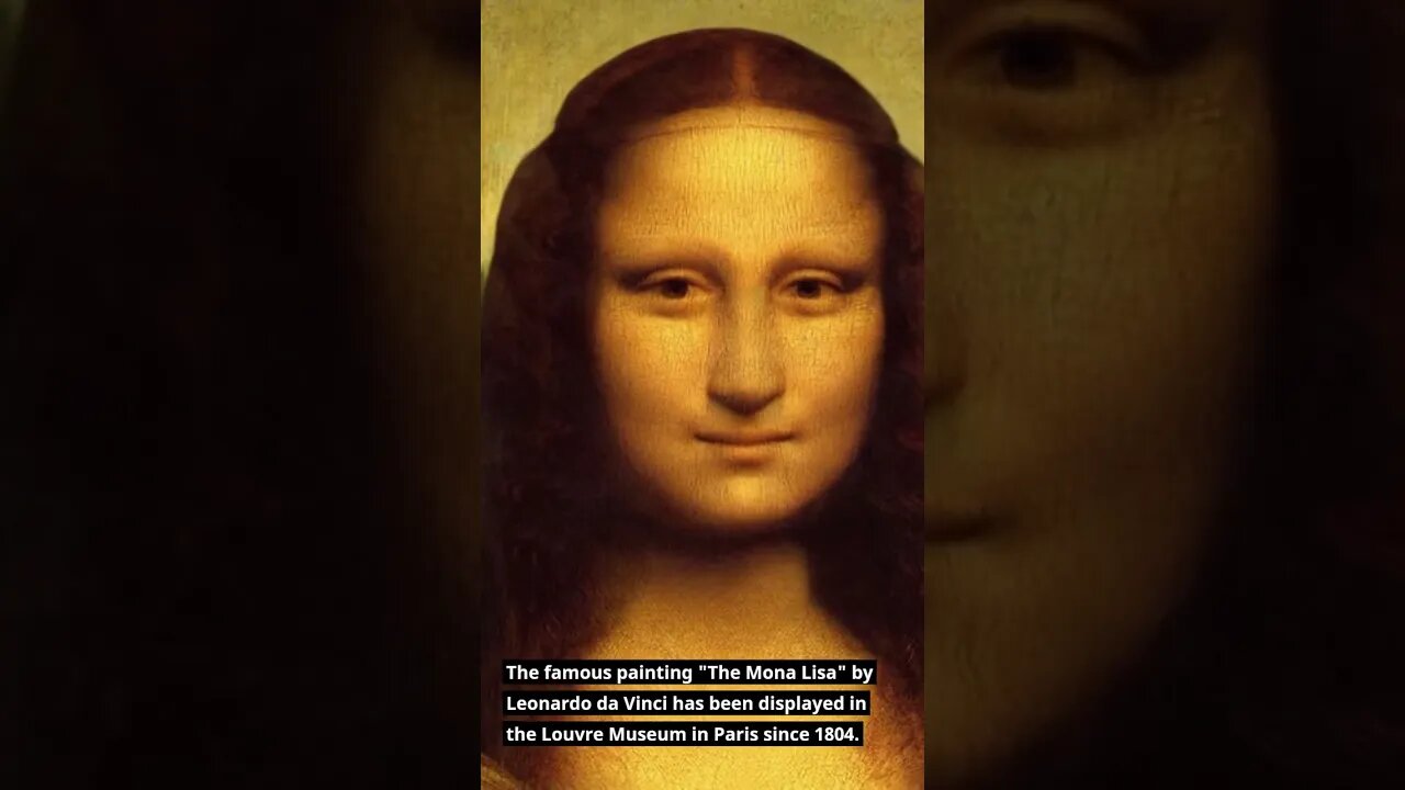 The Mona Lisa: The Most Famous Painting in the Louvre #shortsfeed #shorts #trending #history #art