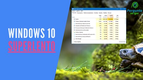 🔵 Problema do disco 100% em uso no Windows 10 [RESOLVIDO] 🐢