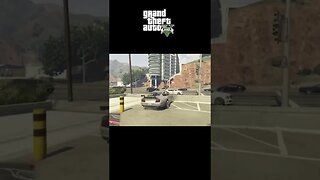 bestest funny stunt of gta5 | GTA V short | gta5 video #shorts #gta5 #lazoogames