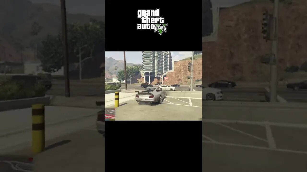 bestest funny stunt of gta5 | GTA V short | gta5 video #shorts #gta5 #lazoogames