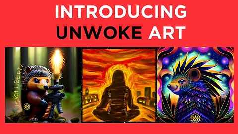 Introducing Unwoke Art, designs with cultural commentary with an anti-authoritarian point of view.