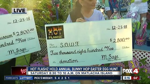 Hot Flashz hold eighth annual bunny hop easter egg hunt