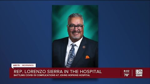 Rep. Sierra hospitalized with coronavirus