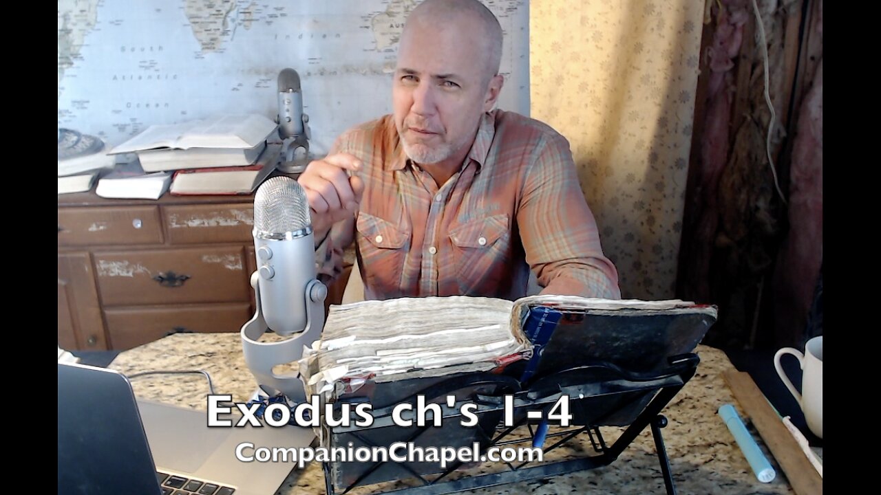 Exodus ch's 1-4 ' God's exit plan from evil ' Episode#649 @companionchapel1033