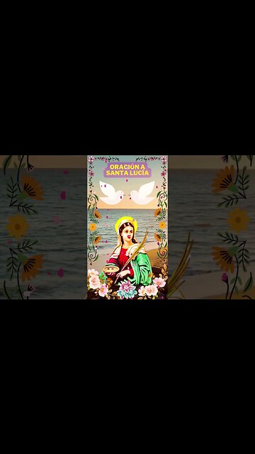 Oración a Santa Lucía #shorts