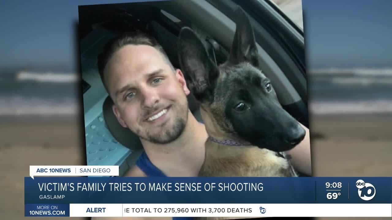 Victim's family tries to make sense of Gaslamp shooting