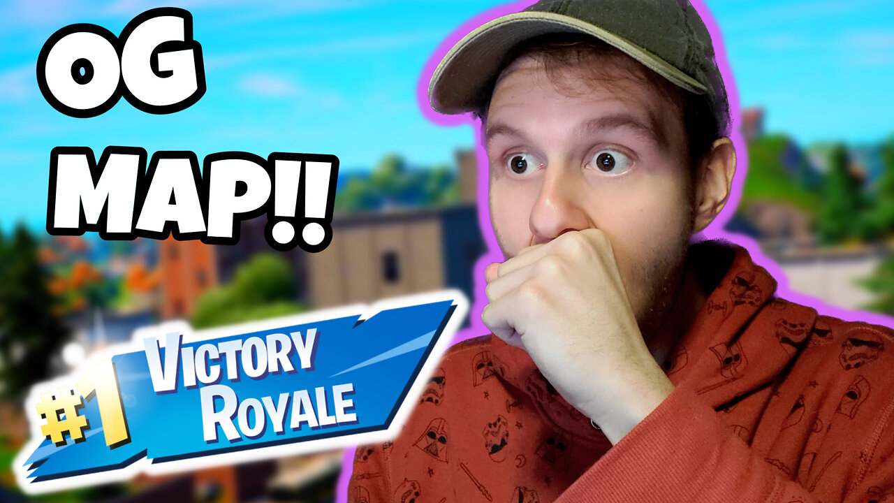 PLAYING THE OG FORTNITE MAP!! (VICTORY)