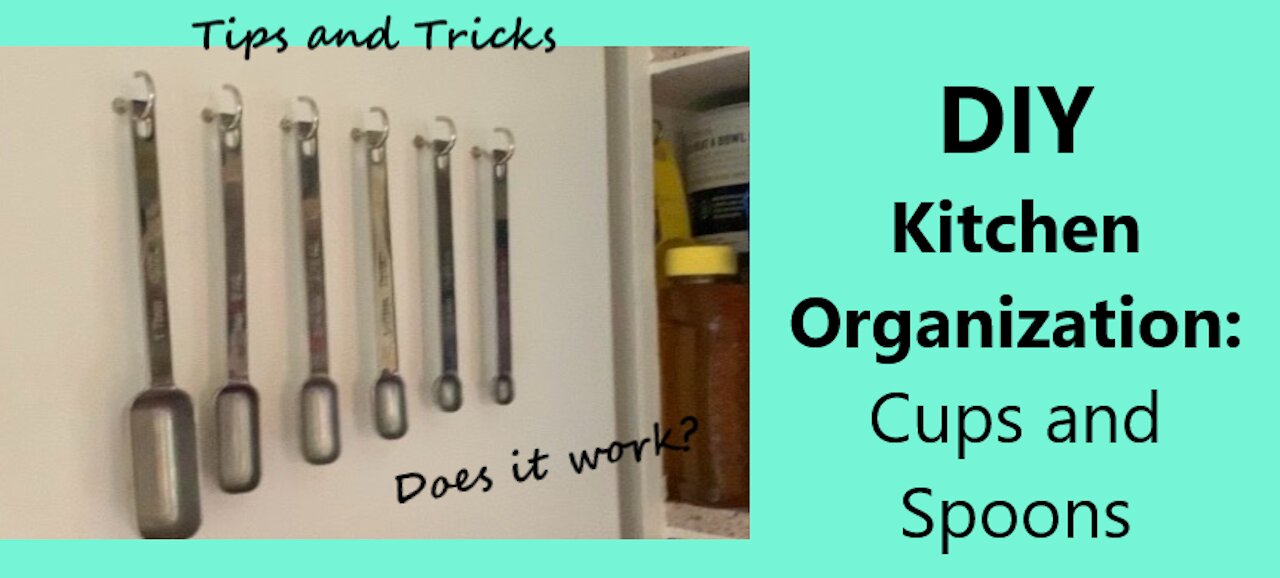 DOES IT WORK? DIY Kitchen Cabinet Organization - Measuring Cups and Spoons