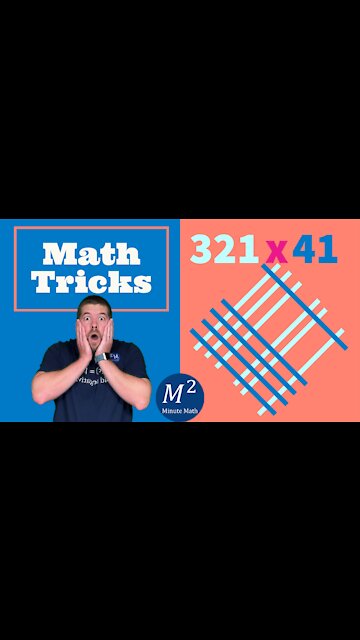 Minute Math Tricks | Part 11 | 321x41 Using Lines #shorts