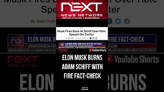 Elon Musk BURNS Adam Schiff With FIRE FACT-CHECK #shorts