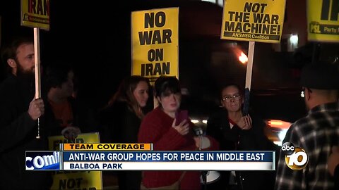 Local anti-war group hopes for peace in the middle east