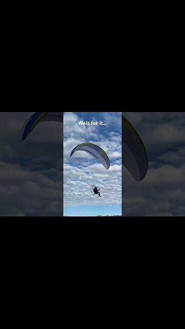 Paramotor landing is crazy wind #paramotor #flying #paramotoring