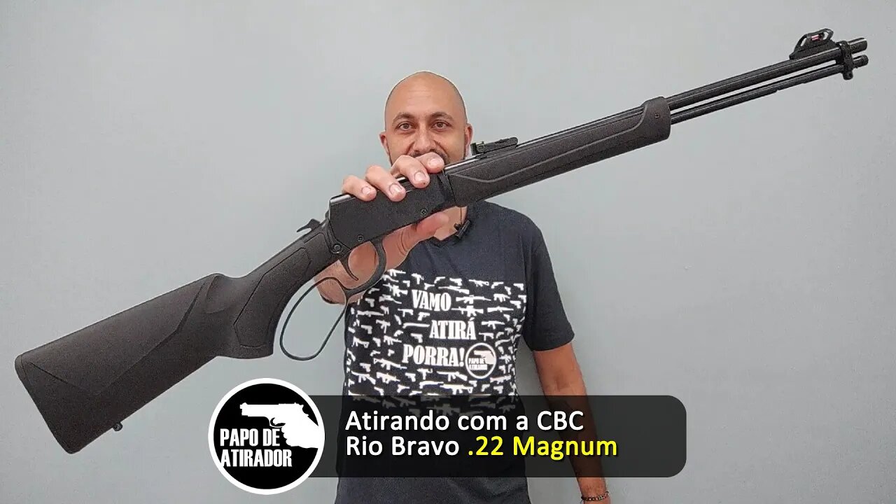 Atirando com a CBC Rio Bravo .22 MAGNUM lever action