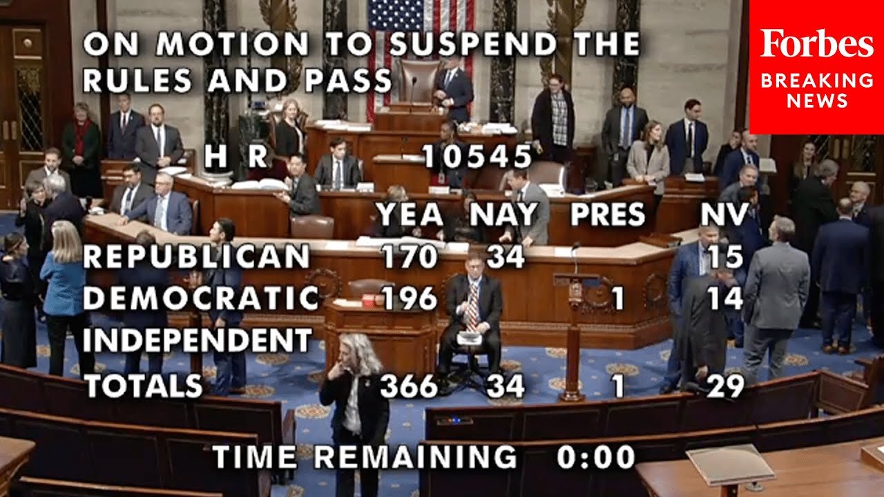 BREAKING NEWS: House Votes Overwhelmingly To Advance Continuing Resolution To Avert Shutdown