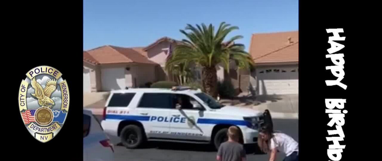 HPD wishes young boy happy birthday'