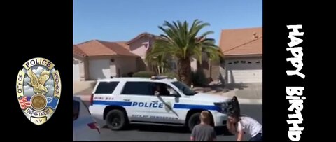 HPD wishes young boy happy birthday'