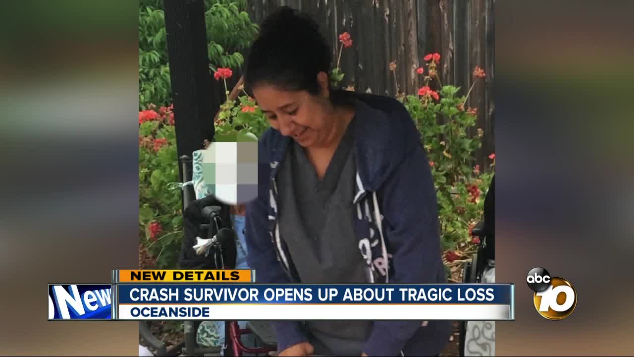 Oceanside crash survivor opens up about tragic loss