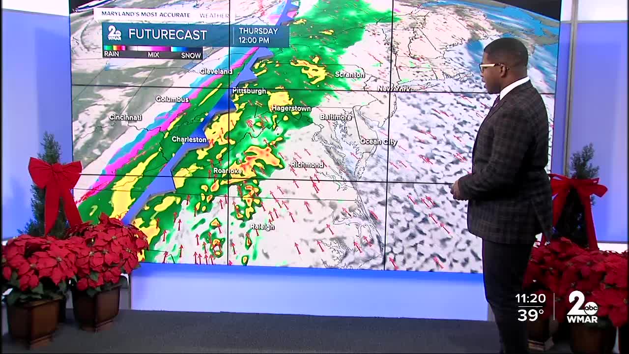 WMAR-2 News Weather at 11