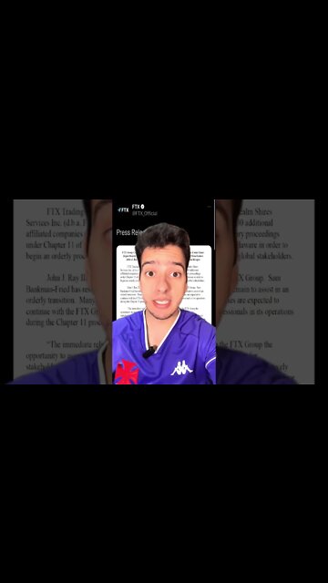 URGENTE! FTX ENTRA COM PEDIDO DE RECUPERAÇÃO JUDICIAL!