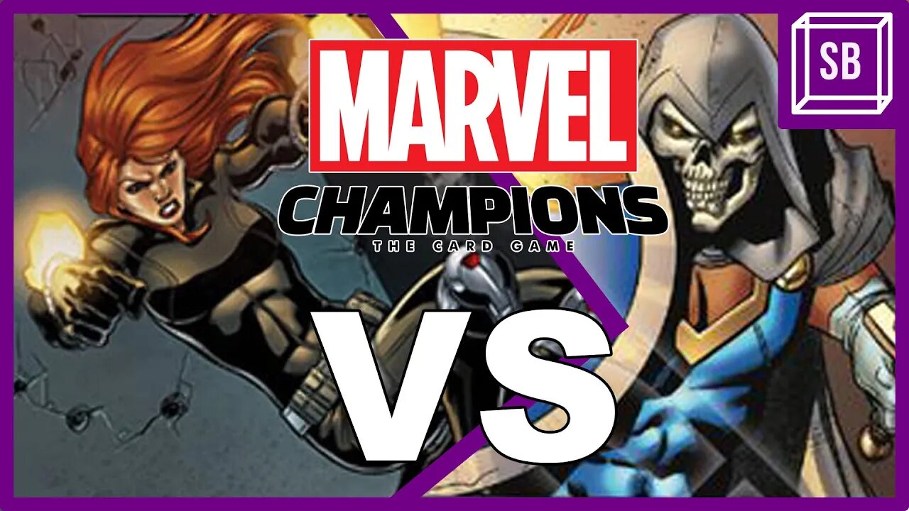 LET'S PLAY: Marvel Champions - Black Widow vs Taskmaster