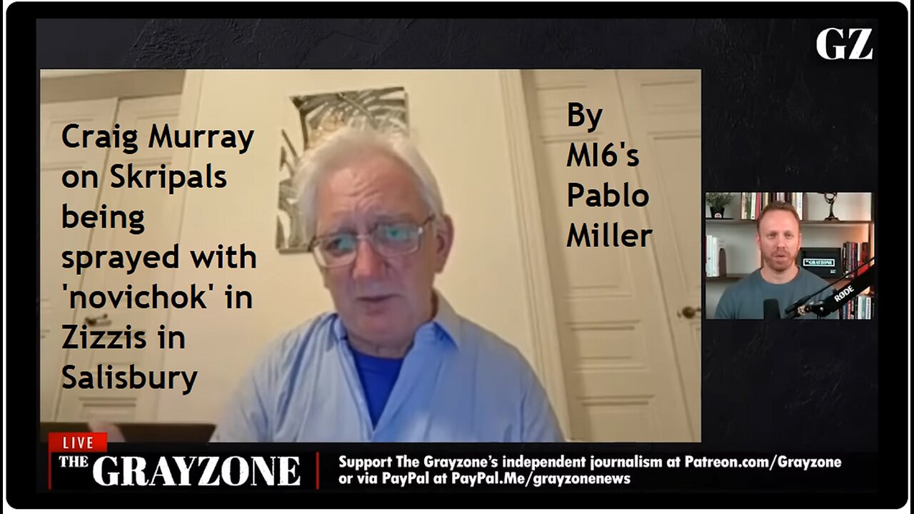 Craig Murray on Skripals being sprayed with knock-out gas in Zizis Salisbury by MI6's Pablo Miller