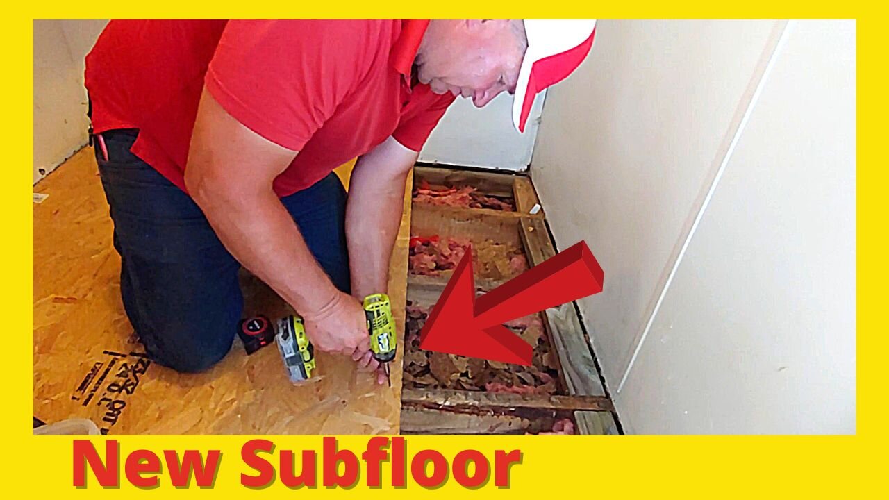 Replacing Water Damaged Subfloor