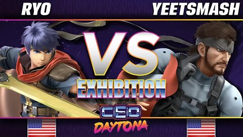 Ryo (Ike/Marth) vs YeetSmash (Snake/Ike) - SSBU Demo - CEO 2018