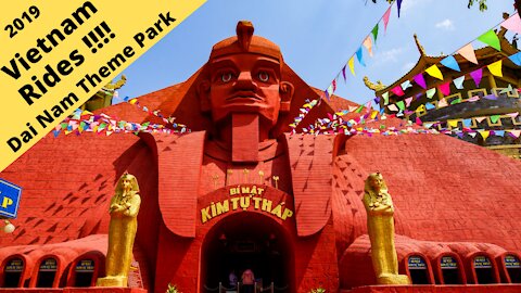 Vietnam: Dai Nam Theme park rides 2019