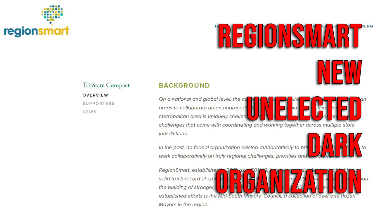 RegionSmart: New Unelected Quasi-Gov Dark Organization