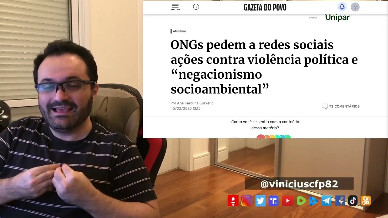 SURREAL: ONGs pedem as redes sociais ainda mais censura, agora contra o "negacionismo" climático