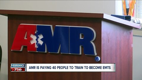 Hiring 716: AMR training 40 to become EMTS