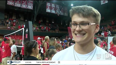 Fans prepare for Nebraska Volleyball Day with pregame festivities