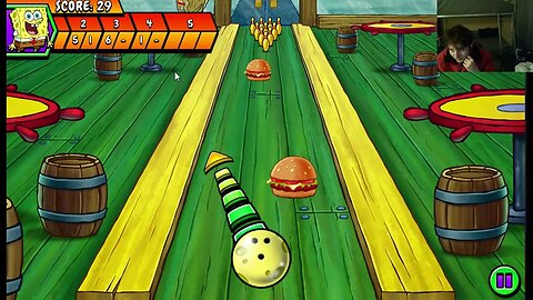 Nickelodeon Lanes League Mode Lane 2 Gameplay With Commentary While Playing As SpongeBob SquarePants