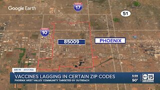 Vaccines lagging in certain Arizona zip codes