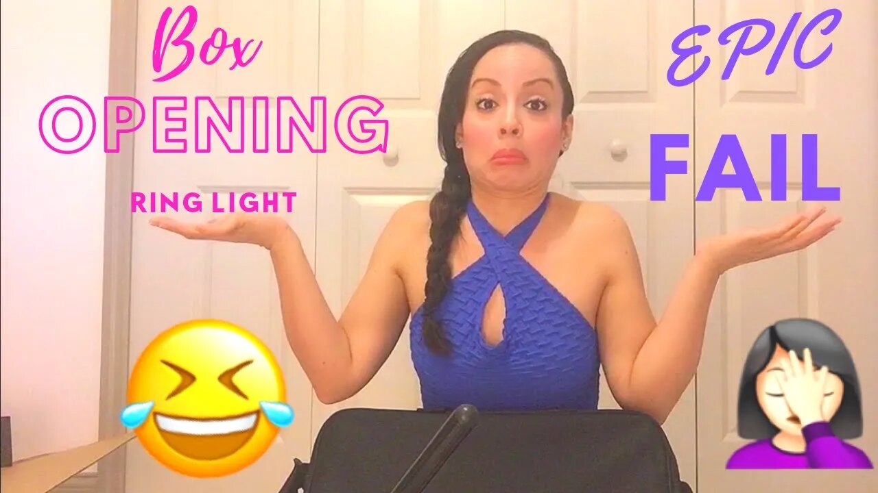 Ring Light Neewer RL18II Bicolor Style BOX OPENING: EPIC FAIL 😂😂