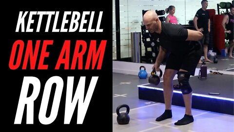 Kettlebell One Arm Rows