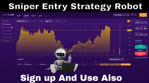 I Made $886 Using This Sniper Robot For - BINARY OPTIONS