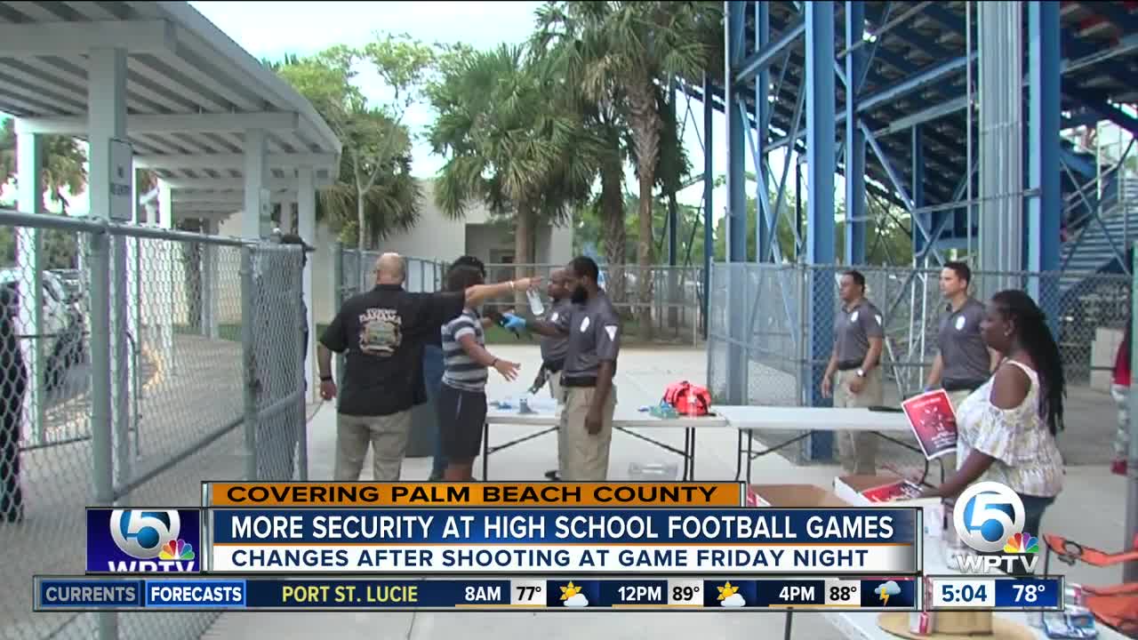 Parents react to new security changes at high school football games