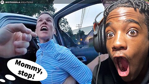 Vince Reacts To ANGRY Karen Tries To Bite OFFICER!