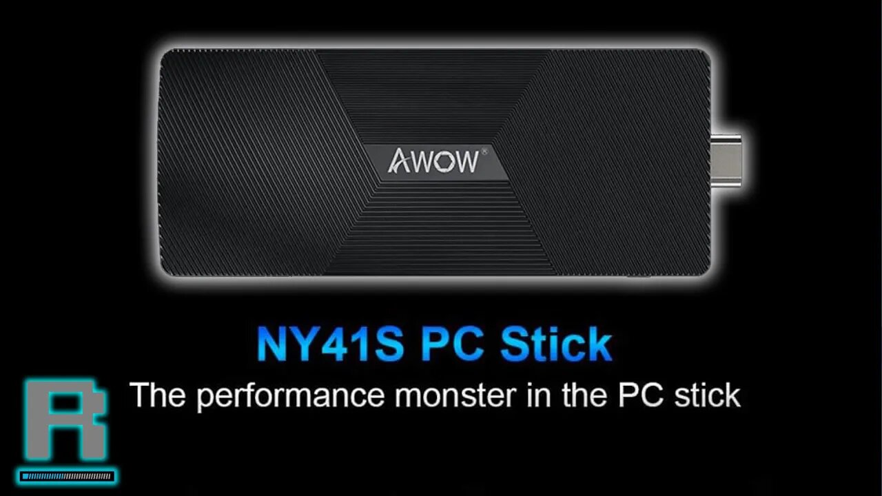 AWOW Windows 10 PC Stick NY41S | Intel Gemini J4105, 8GB RAM, 128GB eMMC