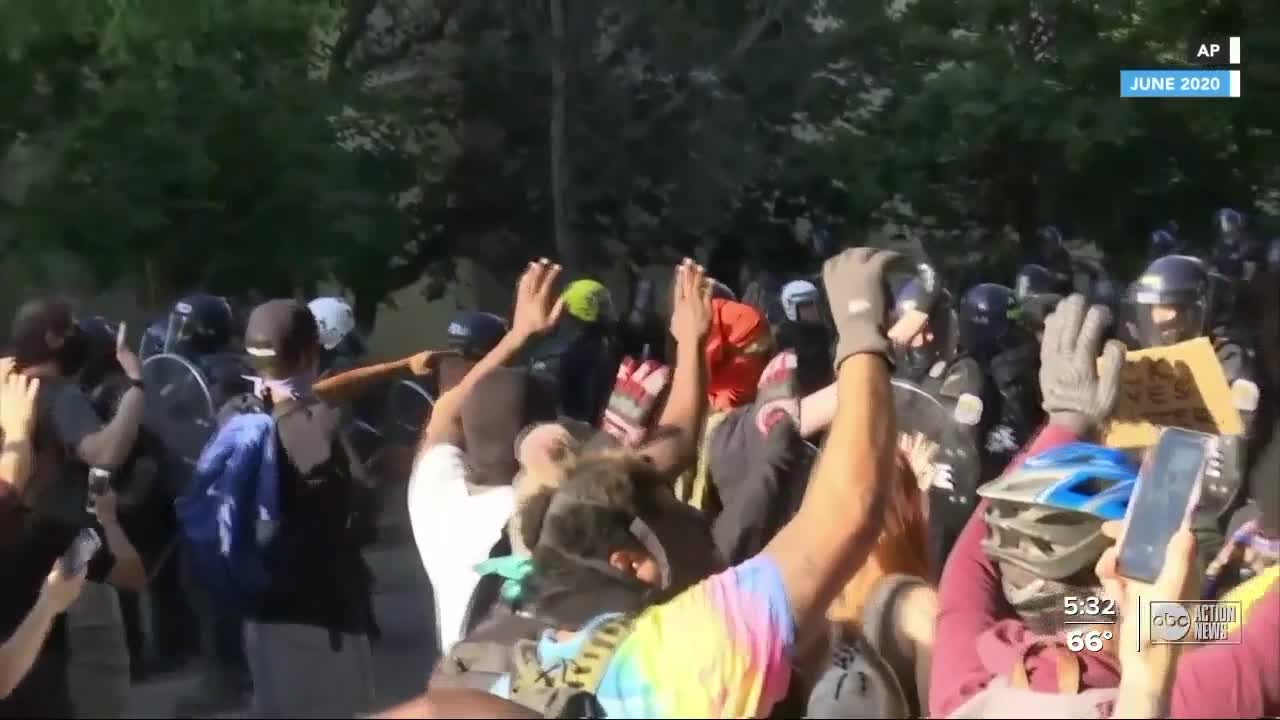 People notice contrast between law enforcement response during U.S. Capitol riots, BLM protests