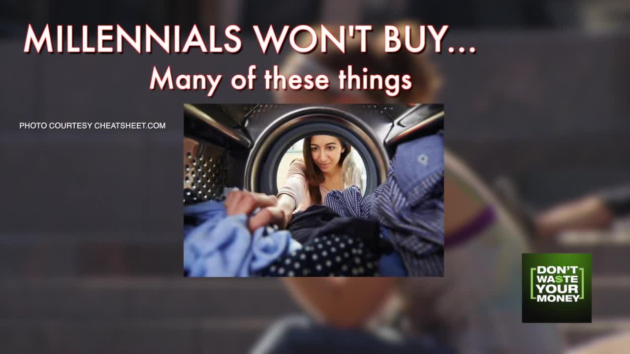 Things millennials won't buy