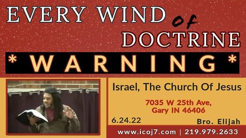 EVERY WIND OF DOCTRINE *WARNING*