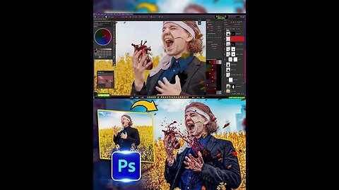 self destruction photoshop speed art #mrhires