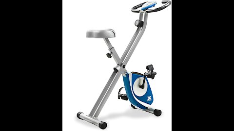 XTERRA Fitness FB150 Folding Exercise Bike, Silver