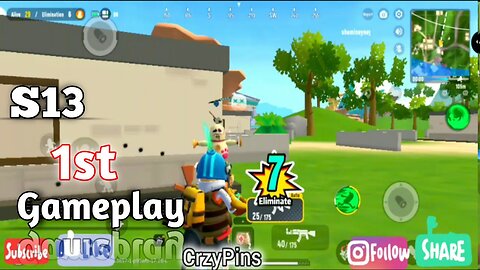 Sausage Man season 13 ♥️👽 SAUSAGE MAN 1st GAMEPLAY #sausageman #gaming CrzyPins 🌿