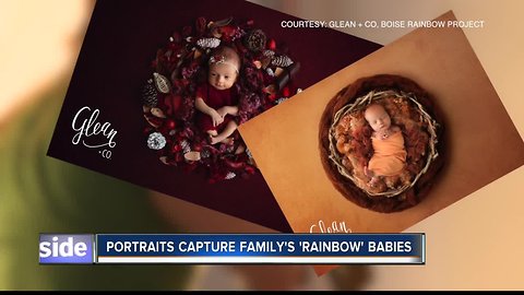 'Rainbow babies' portraits: hope for families, awareness for hospitals