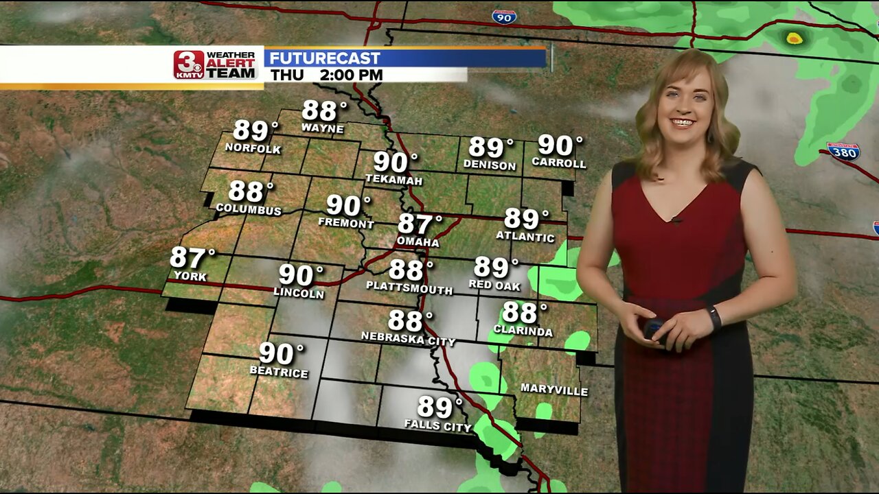 Audra's Afternoon Forecast