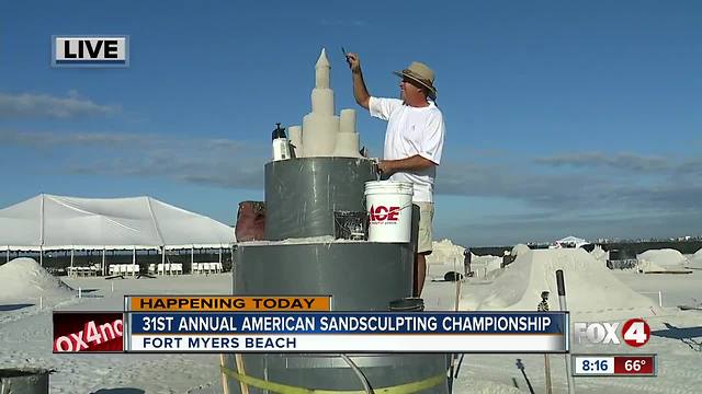 American Sandsculpting Championship begins on Fort Myers Beach -- Importance of the event to Fort Myers Beach